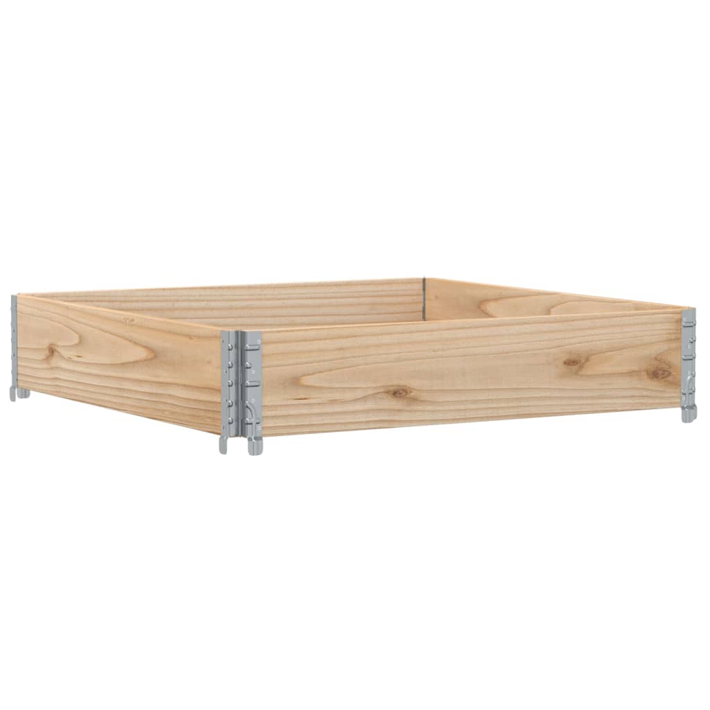 Garden Planter 100x100 cm Solid Pine Wood