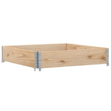 Garden Planter 100x100 cm Solid Pine Wood