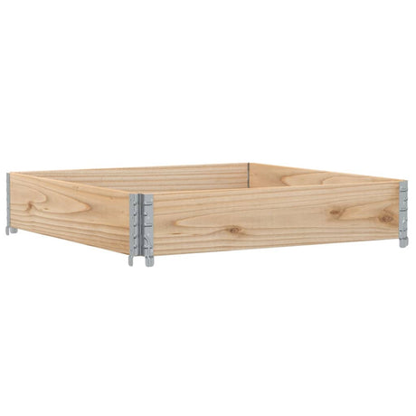 Garden Planter 100x100 cm Solid Pine Wood