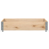 Garden Planter 100x100 cm Solid Pine Wood