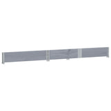 Garden Planter Grey 150x50 cm Solid Wood Pine