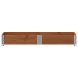 Garden Planter Brown 150x50 cm Solid Wood Pine