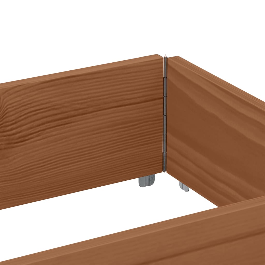 Garden Planter Brown 150x50 cm Solid Wood Pine