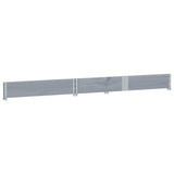 Garden Planter Grey 150x100 cm Solid Wood Pine