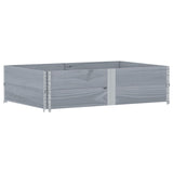 Garden Planter Grey 150x100 cm Solid Wood Pine