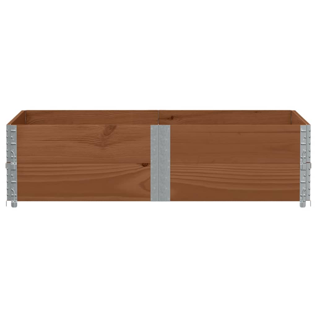 Garden Planter Brown 150x100 cm Solid Wood Pine