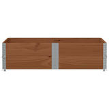 Garden Planter Brown 150x100 cm Solid Wood Pine