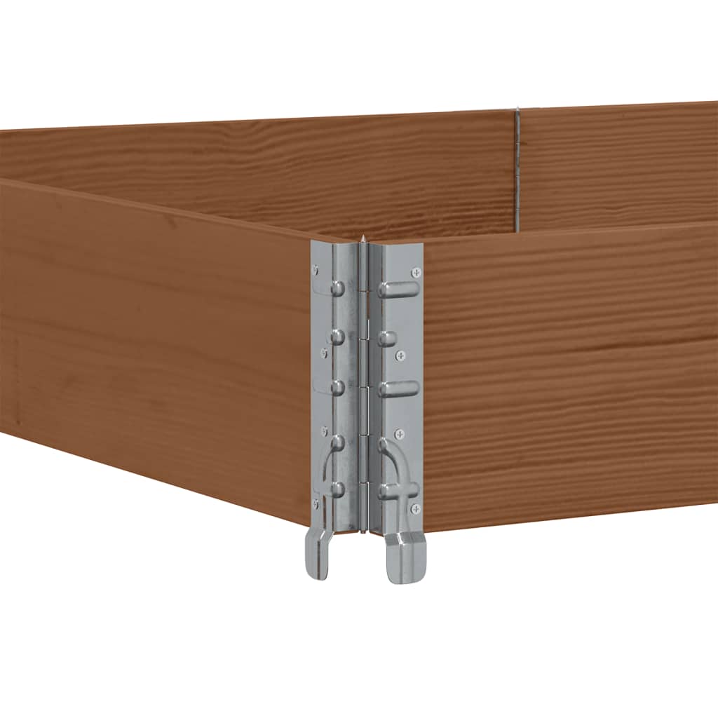 Garden Planter Brown 150x100 cm Solid Wood Pine
