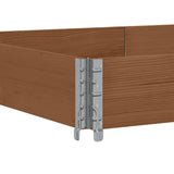 Garden Planter Brown 150x100 cm Solid Wood Pine