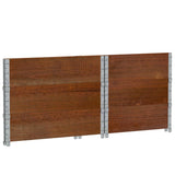 Garden Planter Brown 80x60 cm Solid Wood Pine