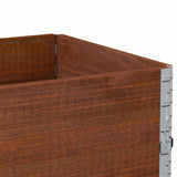 Garden Planter Brown 80x60 cm Solid Wood Pine