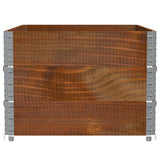 Garden Planter Brown 120x80 cm Solid Wood Pine