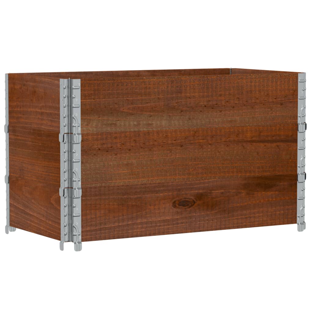 Garden Planter Brown 100x50 cm Solid Wood Pine