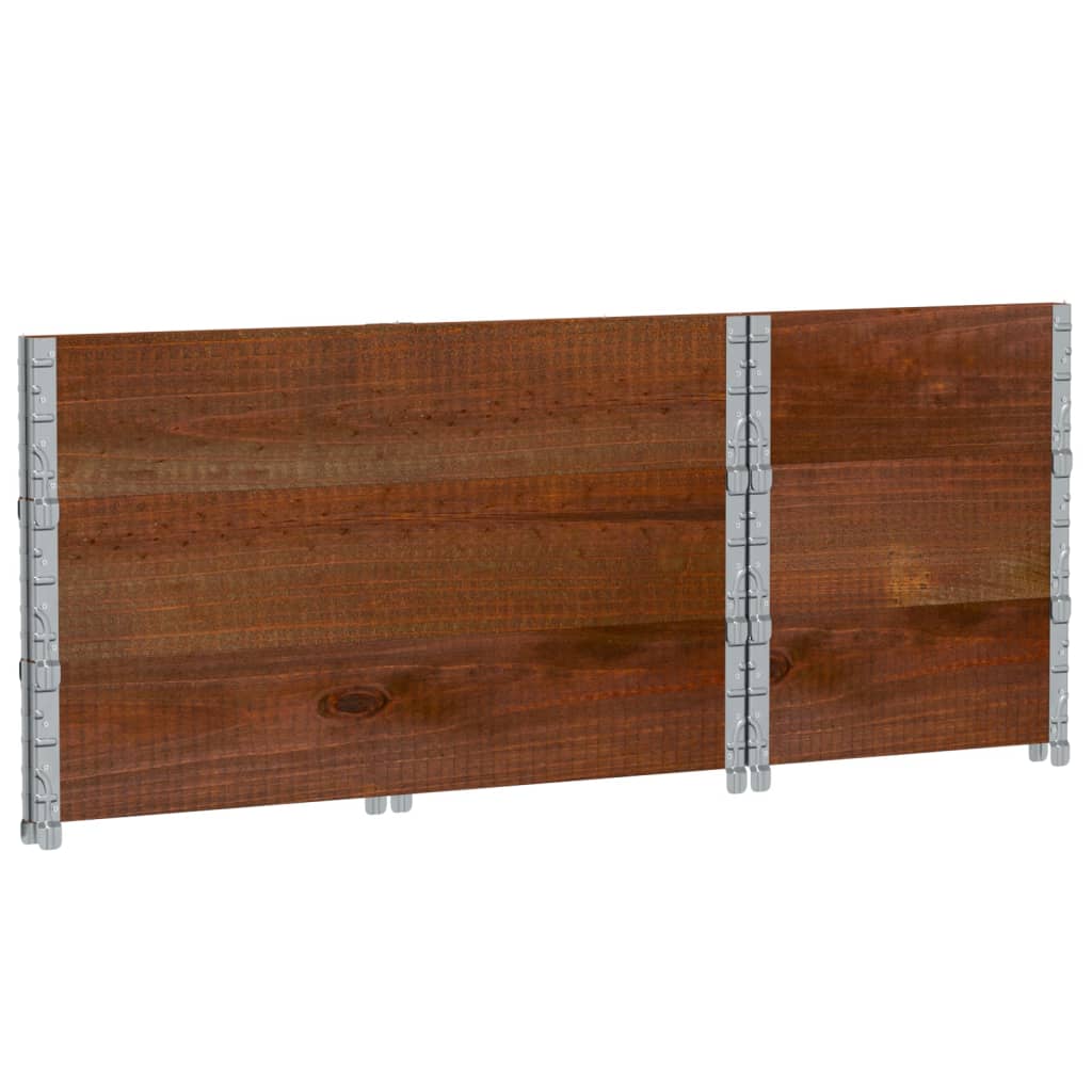 Garden Planter Brown 100x50 cm Solid Wood Pine