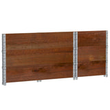 Garden Planter Brown 100x50 cm Solid Wood Pine