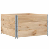Garden Planter 100x100 cm Solid Wood Pine
