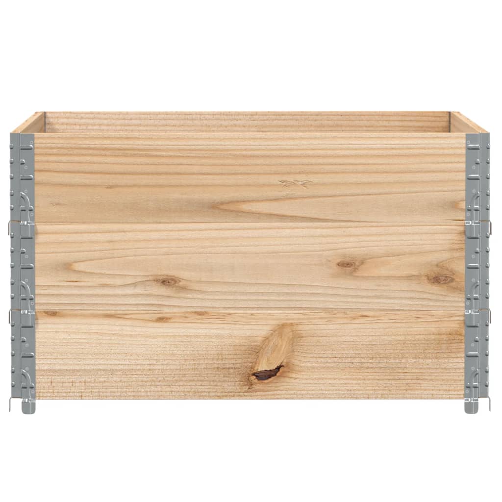 Garden Planter 100x100 cm Solid Wood Pine