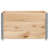 Garden Planter 100x100 cm Solid Wood Pine