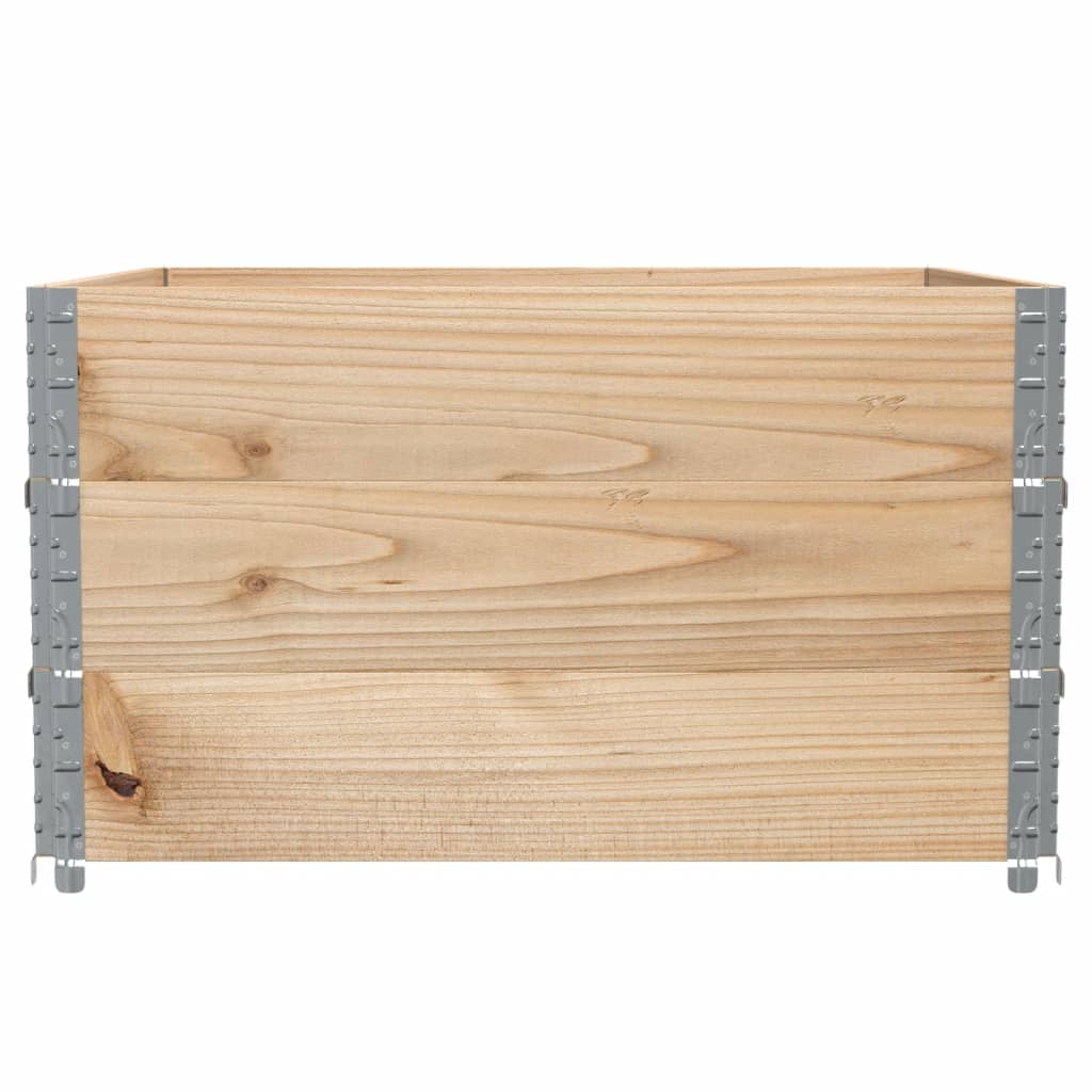 Garden Planter 100x100 cm Solid Wood Pine