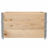 Garden Planter 100x100 cm Solid Wood Pine