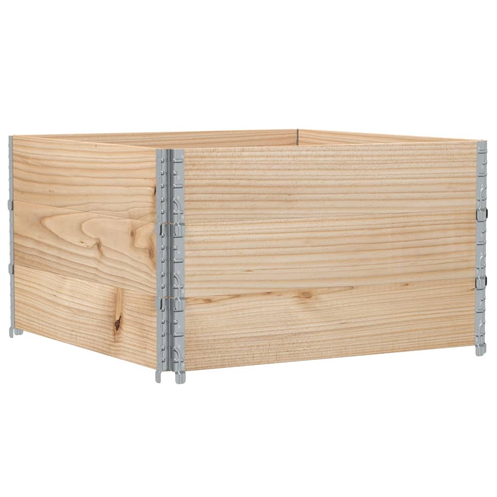Garden Planter 100x100 cm Solid Wood Pine