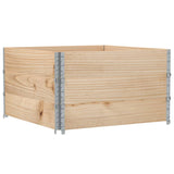 Garden Planter 100x100 cm Solid Wood Pine