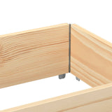 Garden Planter 150x50 cm Solid Wood Pine