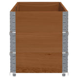 Garden Planter Brown 150x50 cm Solid Wood Pine