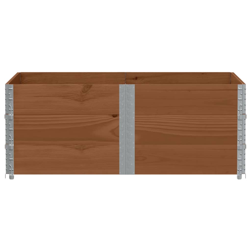 Garden Planter Brown 150x100 cm Solid Wood Pine