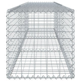 Gabion Basket with Cover 300x50x50 cm Galvanised Iron