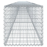 Gabion Basket with Cover 900x50x50 cm Galvanised Iron