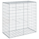Gabion Basket with Cover 100x50x100 cm Galvanised Iron