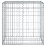 Gabion Basket with Cover 100x50x100 cm Galvanised Iron
