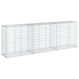 Gabion Basket with Cover 300x50x100 cm Galvanised Iron