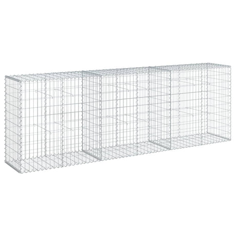 Gabion Basket with Cover 300x50x100 cm Galvanised Iron