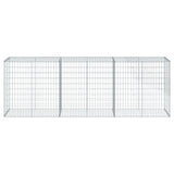 Gabion Basket with Cover 300x50x100 cm Galvanised Iron