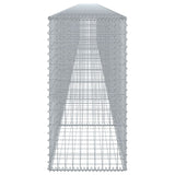Gabion Basket with Cover 1000x50x100 cm Galvanised Iron