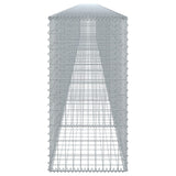 Gabion Basket with Cover 1100x50x100 cm Galvanised Iron