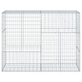 Gabion Basket with Cover 200x50x150 cm Galvanised Iron