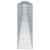 Gabion Basket with Cover 1000x50x150 cm Galvanised Iron