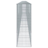 Gabion Basket with Cover 1100x50x150 cm Galvanised Iron