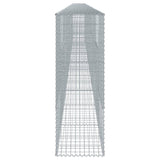 Gabion Basket with Cover 1200x50x150 cm Galvanised Iron