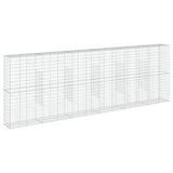 Gabion Basket with Cover 600x50x200 cm Galvanised Iron