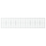 Gabion Basket with Cover 900x50x200 cm Galvanised Iron