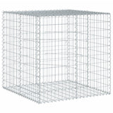 Gabion Basket with Cover 100x100x100 cm Galvanised Iron
