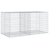 Gabion Basket with Cover 200x100x100 cm Galvanised Iron