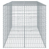 Gabion Basket with Cover 300x100x100 cm Galvanised Iron