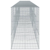 Gabion Basket with Cover 800x100x150 cm Galvanised Iron