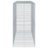 Gabion Basket with Cover 300x100x200 cm Galvanised Iron