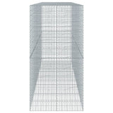 Gabion Basket with Cover 450x100x200 cm Galvanised Iron